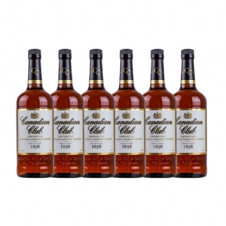 Canadian Club 1L 6 Bottles Case Deal