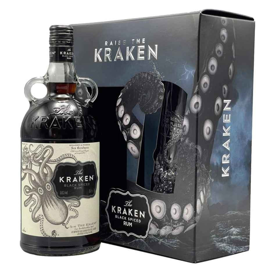 Kraken Spiced 1L Gift Pack 1PK