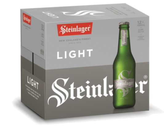 Steinlager Light 330mL Bottle 12 Pack