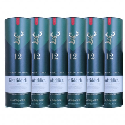 Glenfiddich 12 Year Old 1L 6 Bottles Case Deal