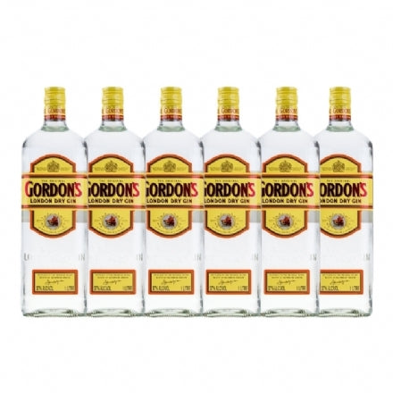 Gordon's Gin 1L 6 Bottles Case Deal