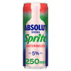 Absolut & Sprite Zero Watermelon 5% 12 Pack Cans 250ml