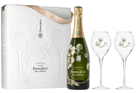 Perrier-Jouet Belle Epoque Champagne & Flutes 2015, Champagne France