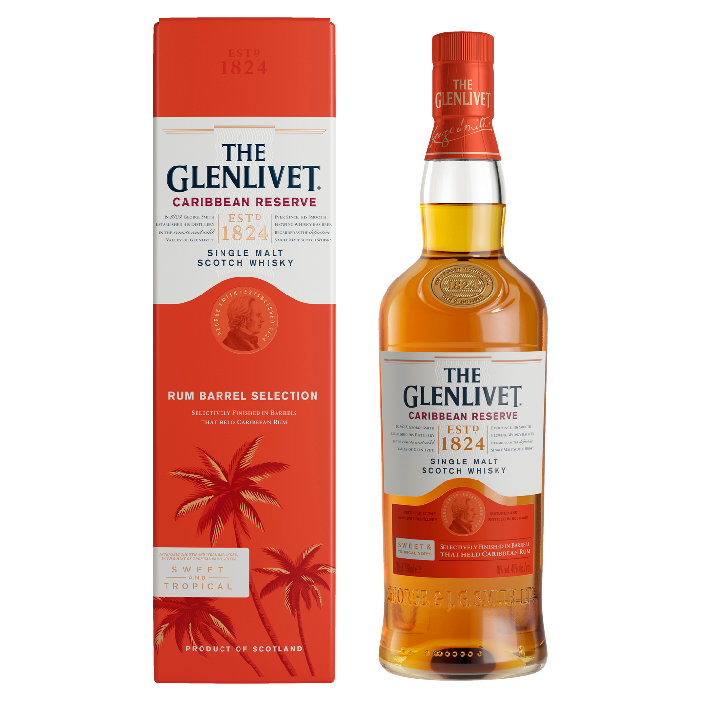 The Glenlivet Caribbean Reserve Single Malt Whisky 700ml